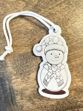 Gucci 2024 Holiday Advent Calendar Snowman Ornament NWOT